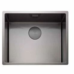 Rangemaster Spectra 1 Bowl Stainless Steel Inset/Undermount Kitchen Sink - Graphite - SPE50GR/ -Kitchen Series Shop spe50gr
