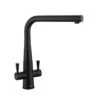 Rangemaster Conical Dual Lever Monobloc Kitchen Tap - Matt Black - TCO1MB/ -Kitchen Series Shop t c tco1mb