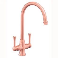 Rangemaster Estuary Dual Lever Monobloc Kitchen Tap - Brushed Copper - TES1BC/