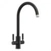Rangemaster Intense Dual Lever Monobloc Kitchen Tap - Matt Black - TID1MB/ -Kitchen Series Shop tid1mb