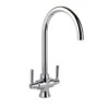 Rangemaster Cruciform Spa Dual Lever Filter Kitchen Tap - Brushed Chrome - TSA5BF/ -Kitchen Series Shop tsa5bf