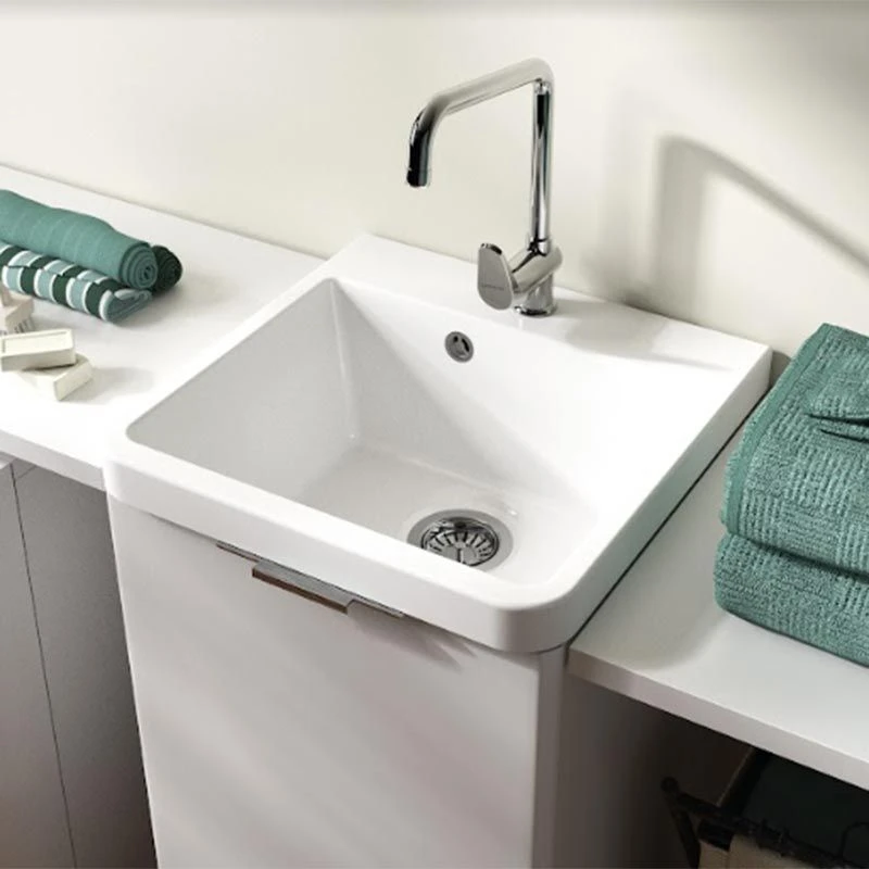 Thomas Denby Ceramic Utility Sink Medium - White - UT510 Thomas Denby Ceramic Utility Sink Medium - White - UT510 -Kitchen Series Shop u t ut510