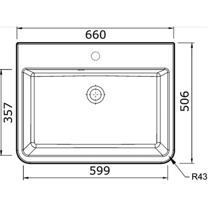 Thomas Denby Ceramic Utility Sink Large - White - UT600 Thomas Denby Ceramic Utility Sink Large - White - UT600 -Kitchen Series Shop u t ut600 2