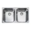 Rangemaster Atlantic Classic 2 Bowl Stainless Steel Kitchen Sink - UB3535/