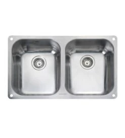Rangemaster Atlantic Classic 2 Bowl Stainless Steel Kitchen Sink - UB3535/