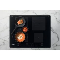 Whirlpool WF S0160 NE 60cm Induction Hob - Black -Kitchen Series Shop whirlpool wfs0160ne custom cooking pot setup 3