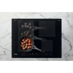 Whirlpool WF S0160 NE 60cm Induction Hob - Black -Kitchen Series Shop whirlpool wfs0160ne custom cooking pot setup 5