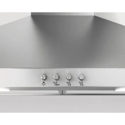 Zanussi ZFCT16X 60cm Chimney Hood - Stainless Steel 5 Zanussi ZFCT16X 60cm Chimney Hood - Stainless Steel -Kitchen Series Shop zanussi zfct16x control panel front close up view