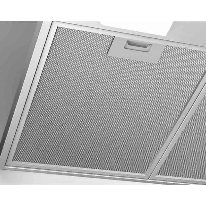 Zanussi ZFCT16X 60cm Chimney Hood - Stainless Steel Zanussi ZFCT16X 60cm Chimney Hood - Stainless Steel -Kitchen Series Shop zanussi zfct16x removable vent filter close up bottom view