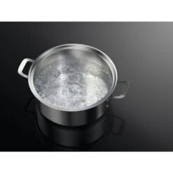 Zanussi ZIAN644K 60cm Induction Hob - Black -Kitchen Series Shop zanussi zian644k boiling hot water top close up view