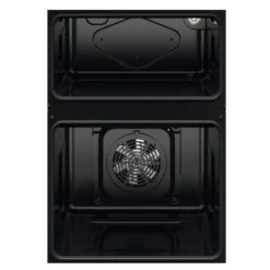 Zanussi ZKHNL3X1 Built-In Double Electric Oven - Stainless Steel -Kitchen Series Shop zanussi zkhnl3x1bi bare upper lower sections inner view