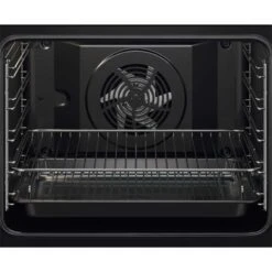 Zanussi ZOHNX3W1 B/I Single Electric Oven - White -Kitchen Series Shop zanussi zohnx3w1bi inner racking and tray open front view