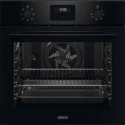 Zanussi ZOHNX3K1 Built-In Single Electric Oven - Black -Kitchen Series Shop zohnx3k1